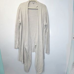 Barefoot Dreams Bamboo Chic Lite Knit waterfall cardigan open sweater size 2X